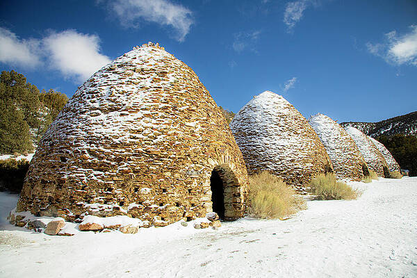 American Wall Art featuring the photograph Wildrose Charcoal Kilns - Behive Kilns In Death Valley National Park by Mike Lee