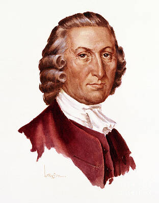 Painting - William Livingston - Signers Of The U.S. Constitution by Lyle Tayson