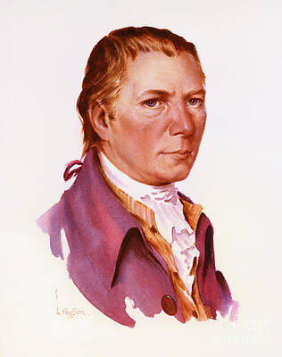 Portrait Painting - William Paterson - Signers Of The U.S. Constitution by Lyle Tayson