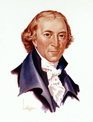 Portrait Painting - William Samuel Johnson - Signers Of The U.S. Constitution by Lyle Tayson