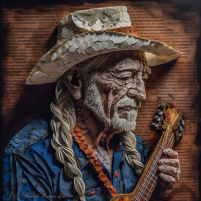 Digital Art - Willie by Paul Charles