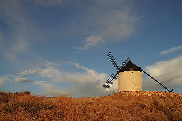 Spain Photograph - Windmill At Consuegra by Richard Reeve