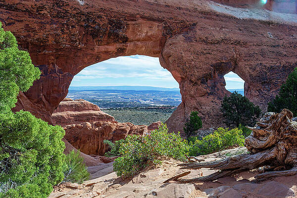 Arches National Park Wall Art featuring the photograph Windows At Arches National Park by Diane Moller
