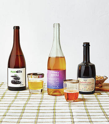 Wine Glass Wall Art featuring the photograph Wines For Thanksgiving by Laura Murray