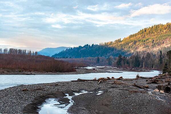2023 Photograph - Winter Afternoon On Nooksack North Fork by Tom Cochran
