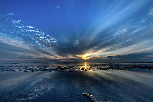 Sunset Wall Art featuring the photograph Winter Blue by Todd Wilkinson