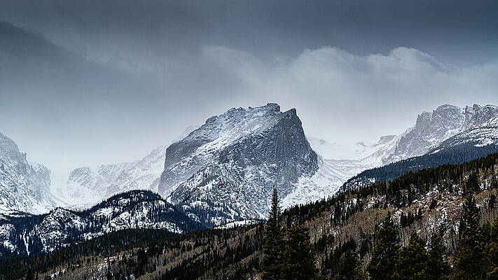 Sky Photograph - Winter In The Rockies by Jon Snyder