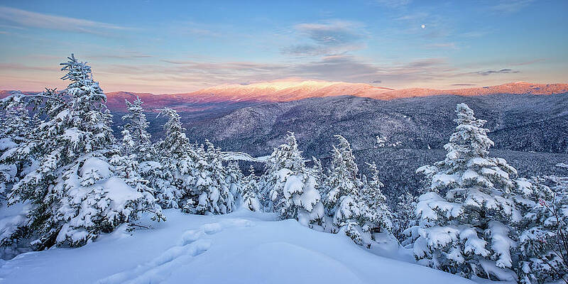 Wall Art featuring the photograph Winter Light, Mountain Views by Jeff Sinon
