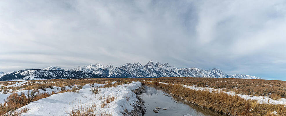 Wyoming Photograph - Winter Morning In Grand Teton National Park II by Douglas Wielfaert