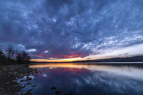 Sunset Wall Art featuring the photograph Winter Solitude by Todd Wilkinson