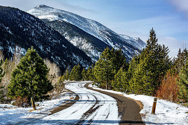 Colorado Photograph - Winter Travel In Rocky Mountain National Park by Douglas Wielfaert