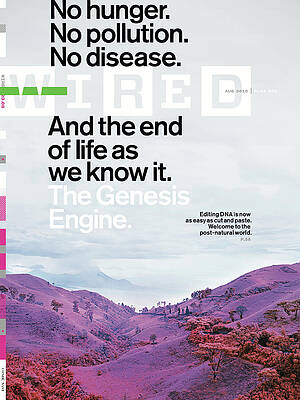 Wall Art featuring the digital art Wired August 2015 Cover by Richard Mosse