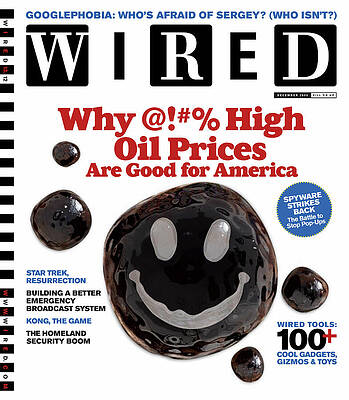 Wall Art featuring the digital art Wired December 2005 Cover by Mondolithic Studios