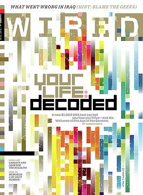 Wall Art featuring the digital art Wired December 2007 Cover by The MarkMakers