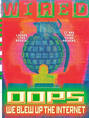 Wall Art featuring the digital art Wired December 2023/January 2024 Cover by James Junk and Matthew Miller