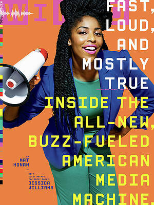 Wall Art featuring the digital art Wired January 2015 Cover by Peter Hapak