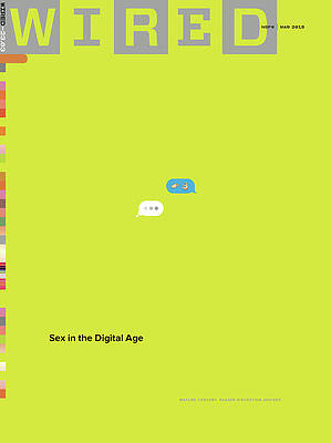 Teen Wall Art featuring the digital art Wired March 2015 Cover by William Sorrentino