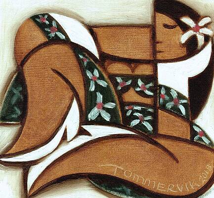 Cubist Floral Woman Wall Art