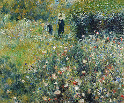 Stroll in a Flowered Meadow Wall Art