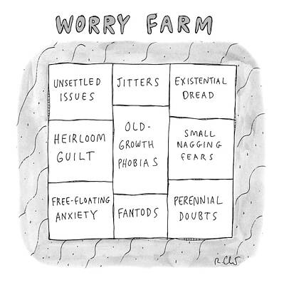 Worry Farm Cartoon Wall Art