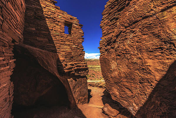 Park Photograph - Wupatki Room, Arizona by Abbie Warnock