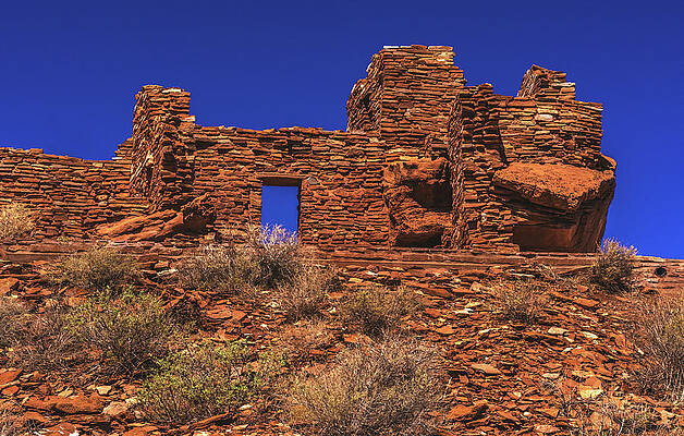 Park Photograph - Wupatki Wall, Arizona by Abbie Warnock