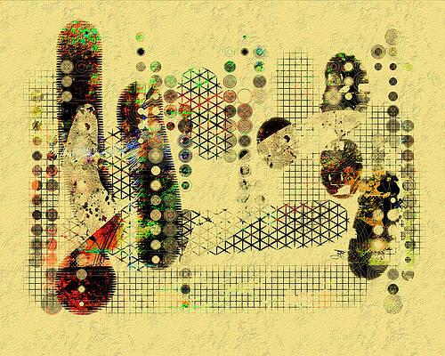 Wall Art featuring the digital art Harmony by Marina Flournoy