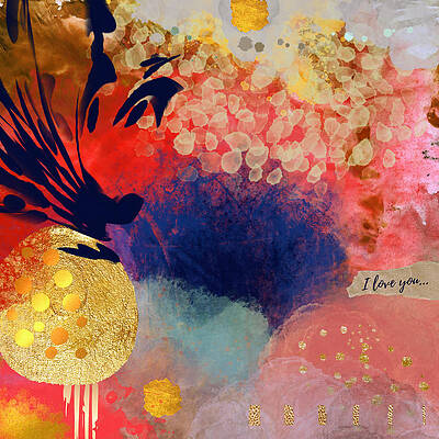 Wall Art featuring the mixed media Ya Rouhi by Canessa Thomas