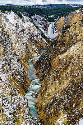 Nature Wall Art featuring the photograph Yellowstone River Canyon by Tommy Farnsworth