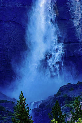California Wall Art featuring the photograph Yosemite Falls Yosemite National Park California by Tommy Farnsworth