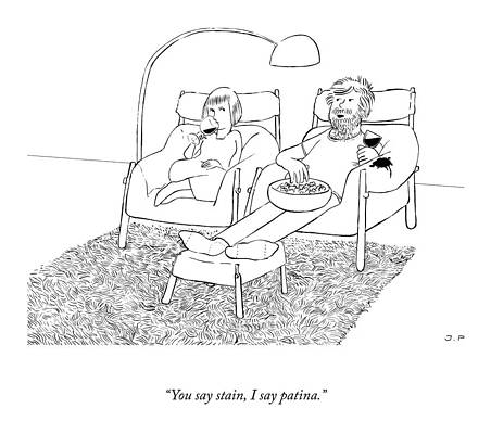 Relax Drawing - You Say Stain by Julia Leigh and Phillip Day