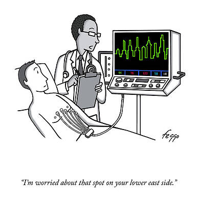 Outline Drawing - Your Lower East Side by Felipe Galindo