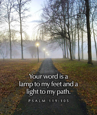 Christian Photograph - Your Word by Greg Lane