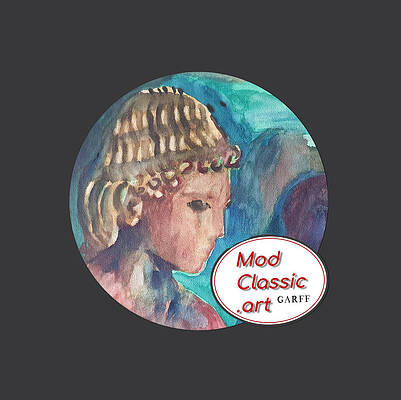 Wall Art featuring the painting Youth ModClassic Art Style by Enrico Garff