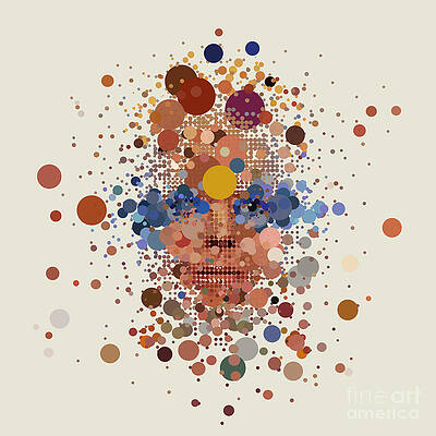 Wall Art featuring the digital art Ziggy Stardust by BFA Prints