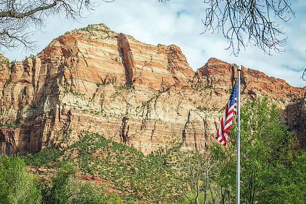 Utah Wall Art featuring the photograph Zion In America by Diane Moller