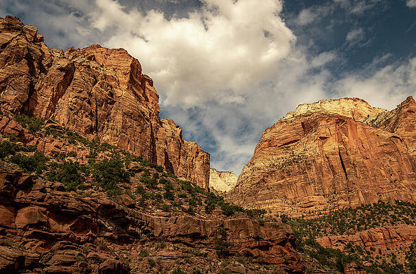 Sky Wall Art featuring the photograph Zion_0861 by Mark Triplett