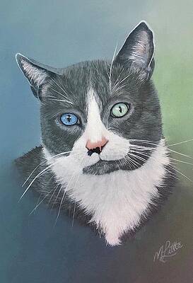 Blue Painting - Zoe by Marlene Little