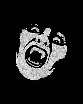 Holiday Digital Art - Zombie Vampire Chick Retro by Flippin Sweet Gear