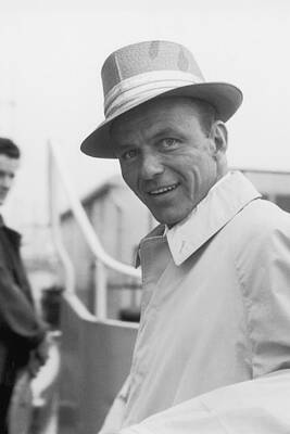 Frank Sinatra in a Fedora Wall Art