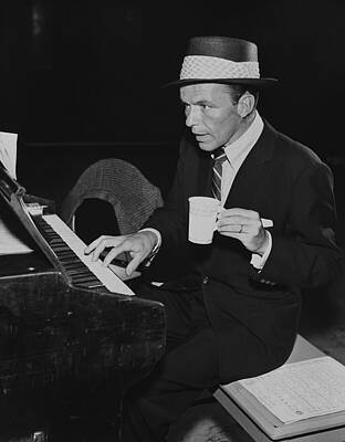 Frank Sinatra at the Piano Wall Art