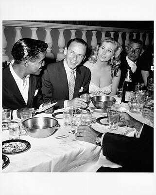 Celebrities at a Glamorous Dinner Event Wall Art