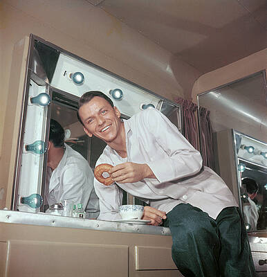 Famous Singer with Coffee and Donut Wall Art