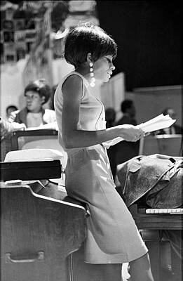 Wall Art featuring the photograph Diana Ross On Hullabaloo by Michael Ochs Archives