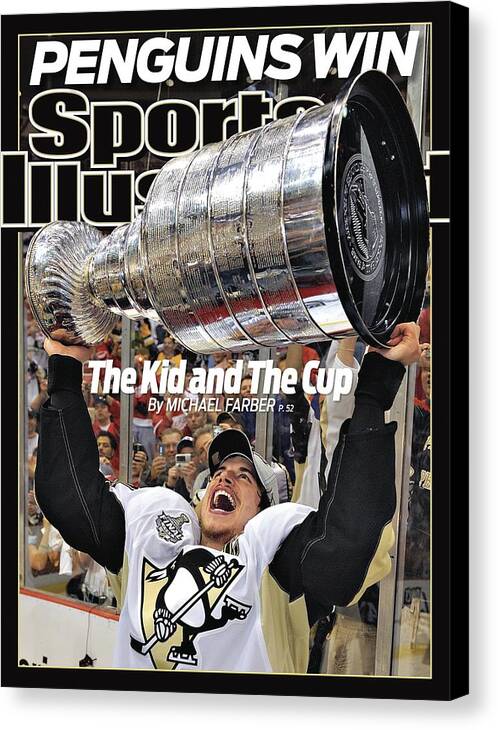 Penguins Celebrate Hockey Victory Canvas Print featuring the photograph Pittsburgh Penguins Sidney Crosby, 2009 Nhl Stanley Cup Sports Illustrated Cover by Sports Illustrated Penguins Celebrate Hockey Victory Canvas Print featuring the photograph Pittsburgh Penguins Sidney Crosby, 2009 Nhl Stanley Cup Sports Illustrated Cover by Sports Illustrated