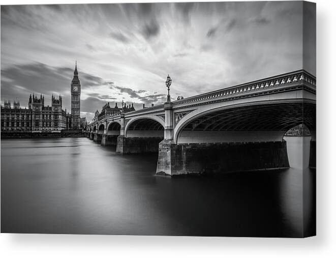 Big Ben and Westminster Bridge Canvas Print