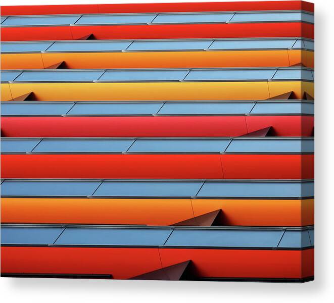 Colour Stripes Canvas Print