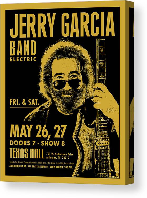 Jerry Garcia Canvas Print