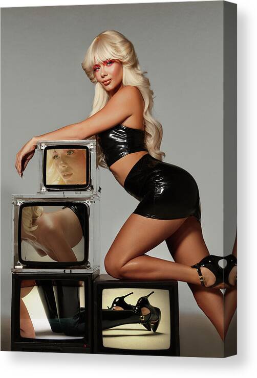 Playboy Pictorial, Fandomination, Winter 2020 Featuring Elsa Jean Canvas Print