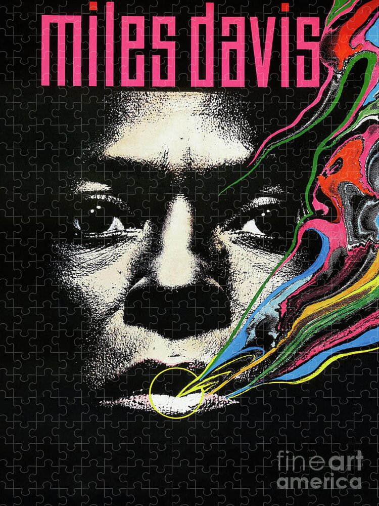 Miles Davis Jazz Poster 1989 Jigsaw Puzzle by Pulp Poster - PX Puzzles